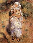 Pierre-Auguste Renoir Algerierin mit Kind France oil painting artist